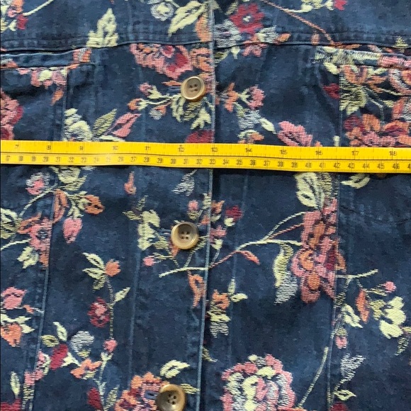 Jacket-APPLESEEDS WOMENS FLORAL JACK - Picture 7 of 8